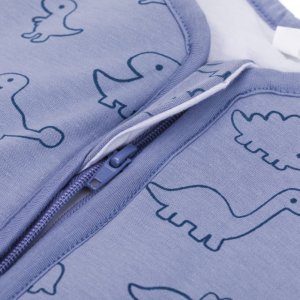 Gigoteuse à pieds sans manches et chaussettes antidérapantes - 140 cm - bleu dinosaure - tog 2.5 Fillikid