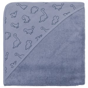 Serviette de bain enfant à capuche 75x75 cm, bleu Fillikid