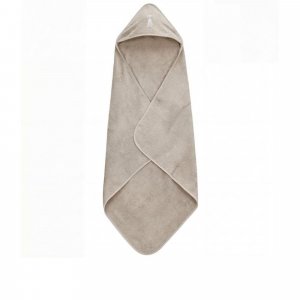Serviette de bain enfant à capuche 75x75 cm, bello beige Fillikid