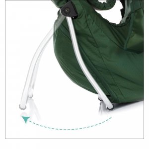 Porte-bébé de randonnée vert Fillikid