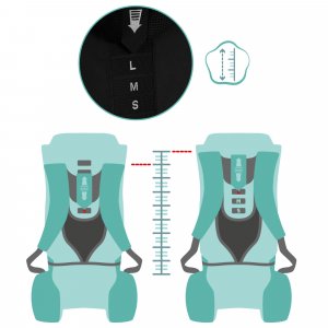 Backcarrier trekking black Fillikid