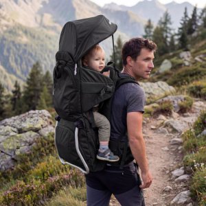 Backcarrier trekking black Fillikid