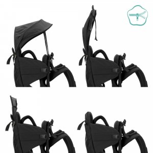 Backcarrier trekking black Fillikid