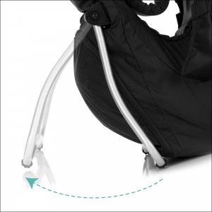 Backcarrier trekking black Fillikid