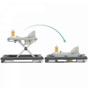 Trotteur pour bébé emil gris/anthracite Fillikid