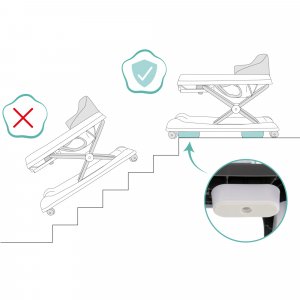 Trotteur pour bébé emil gris/anthracite Fillikid