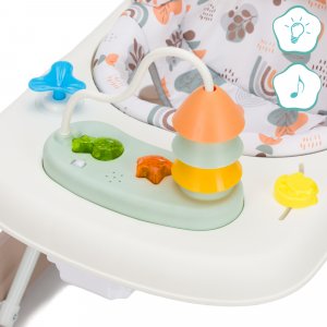 Trotteur bébé emil blanc/moka Fillikid