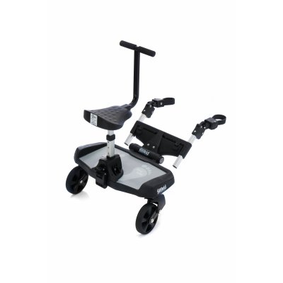 Planche à roulettes avec siège noir gris