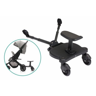 Planche à roulettes poussette basic black