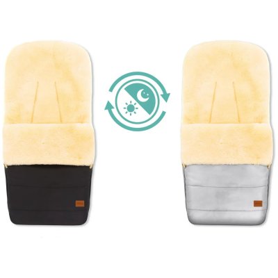 Chancelière hiver agneau - cosy reflect black