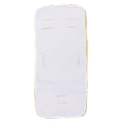 Peau d'agneau - pour le landau et la poussette 73x33.5 cm nature