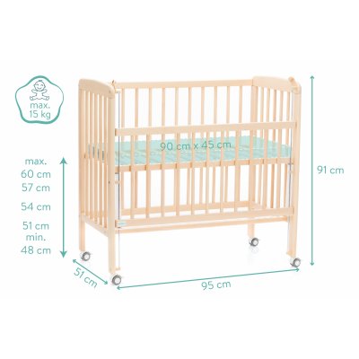 Lit cododo en bois nino nature