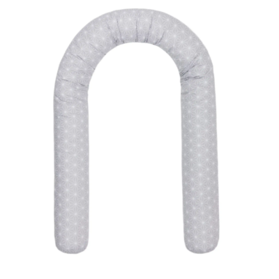 Tour de lit luxe 190 cm gris