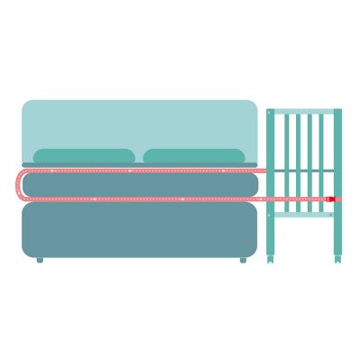 Lit bébé cododo cocon nature