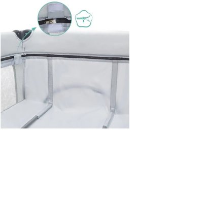 Lit parapluie capri - gris