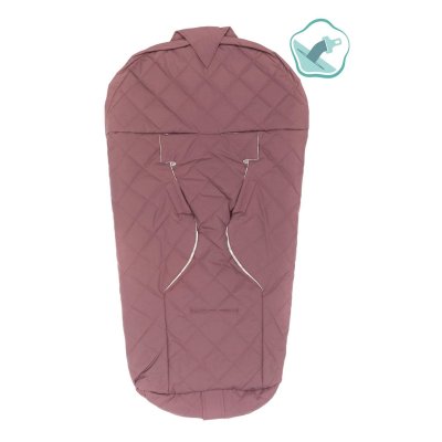 Chancelière mi-saison pour poussette rose