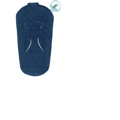 Chancelière mi-saison pour poussette bleu