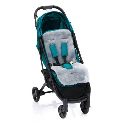 Nids d'ange pour poussette agneau gris