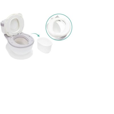 Mini toilette marlin gris/blanc