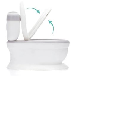Mini toilette marlin gris/blanc