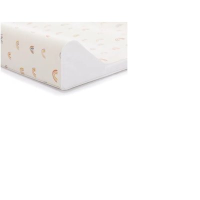 Matelas à langer petits arcs-en-ciel beiges