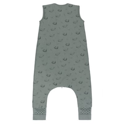 Gigoteuse à pieds sans manches et chaussettes antidérapantes - 92 cm - vert baleine - tog 2.5