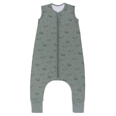 Gigoteuse à pieds sans manches et chaussettes antidérapantes - 104 cm - vert baleine - tog 2.5