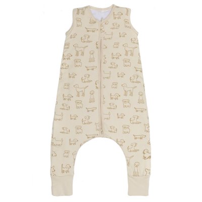 Gigoteuse à pieds sans manches et chaussettes antidérapantes - 104 cm - beige - tog 2.5