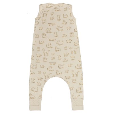 Gigoteuse à pieds sans manches et chaussettes antidérapantes - 104 cm - beige - tog 2.5