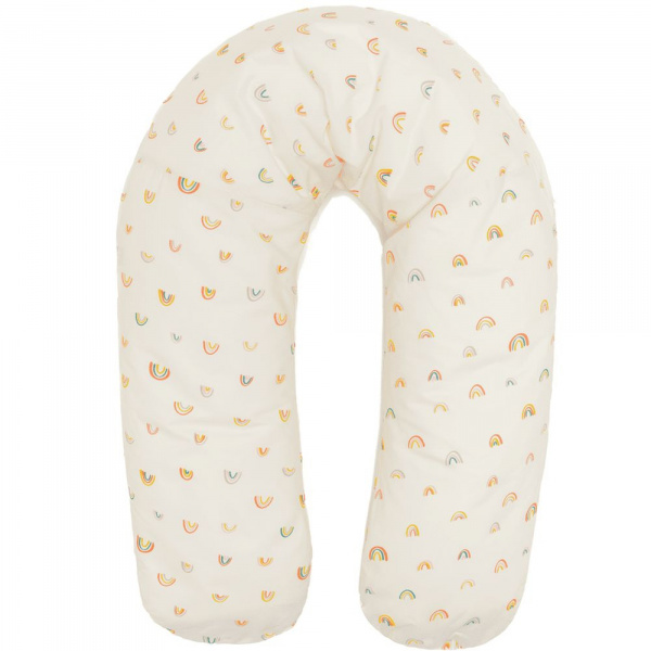 Coussin d'allaitement microbille arc-en-ciel Fillikid