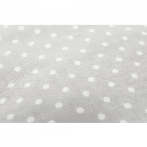 Coussin d'allaitement microbille gris pois blanc Fillikid