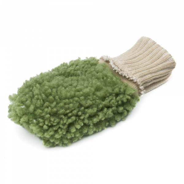 Les moufles en peau d'agneau gr. i vert Fillikid