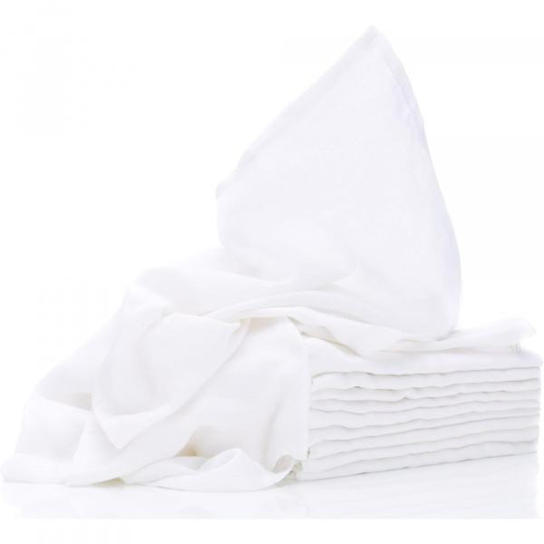 Couches en coton 10 pcs blanc Fillikid