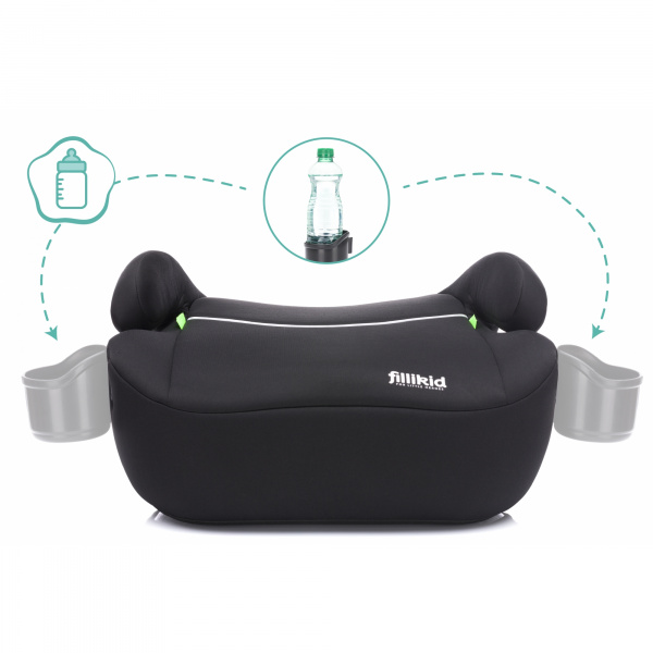 Rehausseur voiture isofix i-size black Fillikid