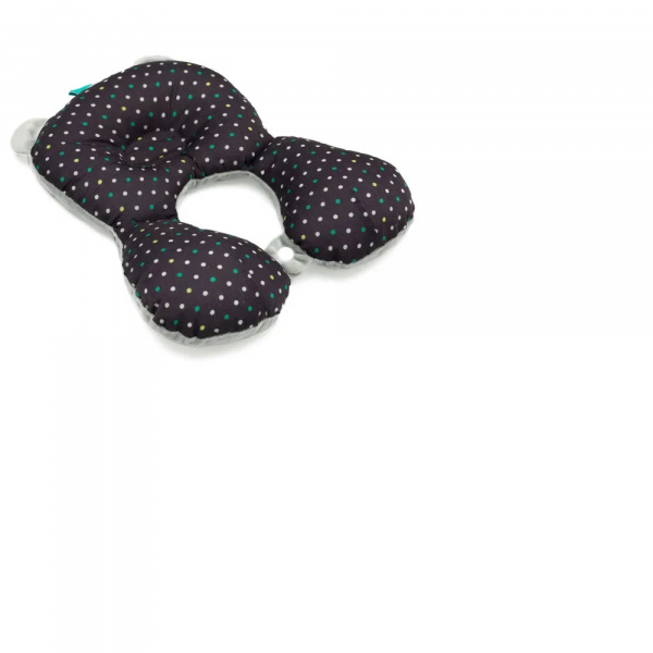 Coussin de voyage gris / gris pointillé Fillikid