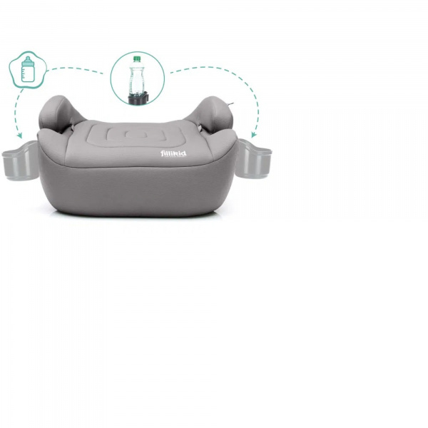 Rehausseur de siège flip deluxe auto gris Fillikid
