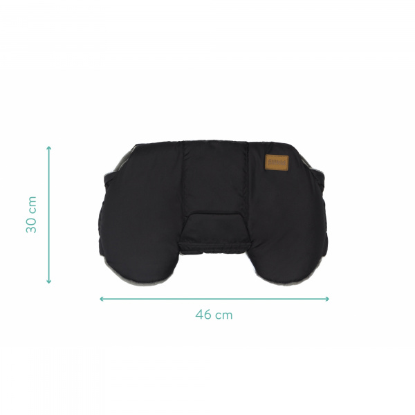 Moufles poussette kalix black Fillikid