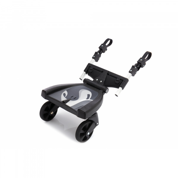 Planche à roulettes poussette noir gris Fillikid
