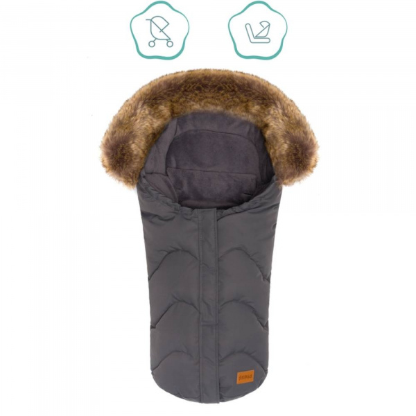 Chancelière pour cosy hiver universelle lhotse gris Fillikid