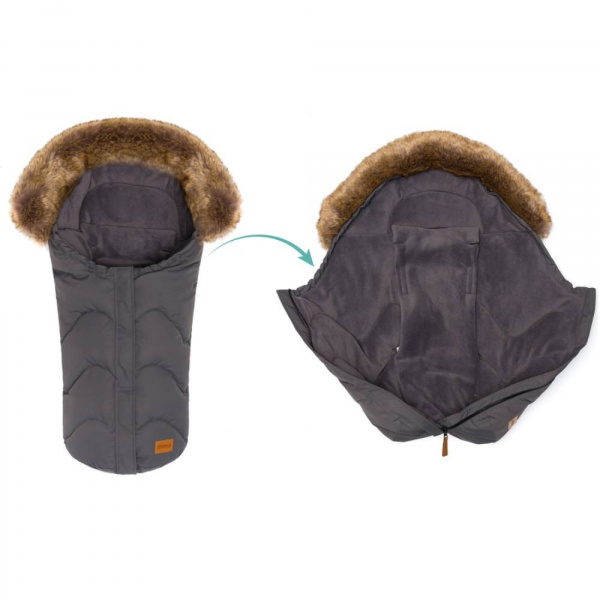 Chancelière pour cosy hiver universelle lhotse gris Fillikid