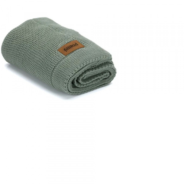 Couverture bébé tricotée rose Fillikid