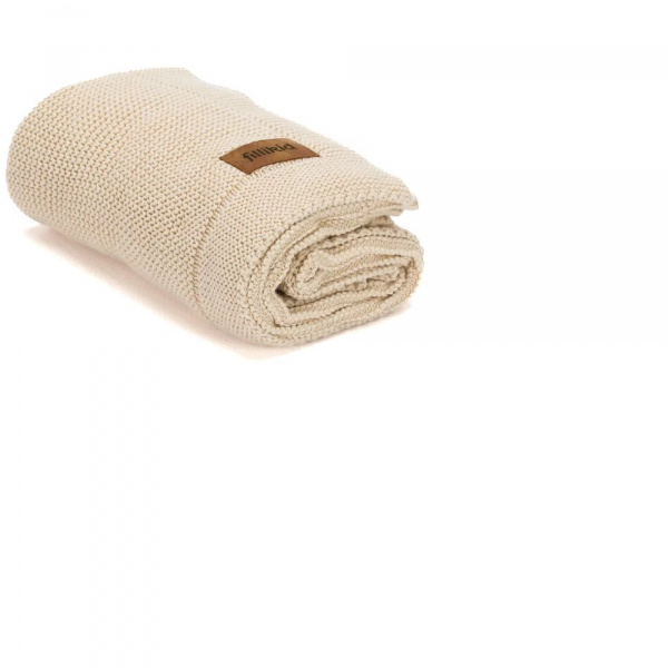 Couverture bébé tricotée nature Fillikid