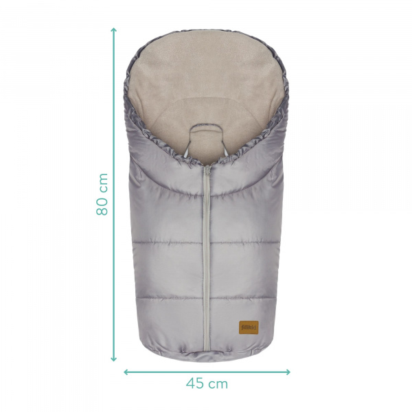 Chancelière hiver footmuff eco - small silver Fillikid