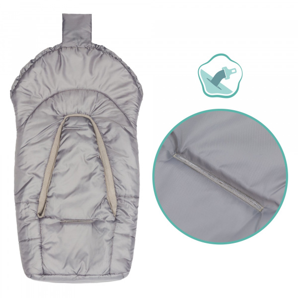 Chancelière hiver footmuff eco - small silver Fillikid