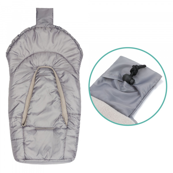 Chancelière hiver footmuff eco - small silver Fillikid