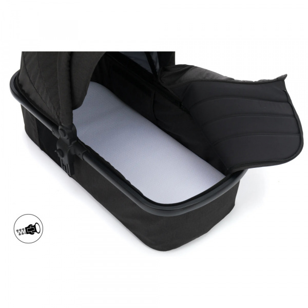 Poussette trio combinée 3en1 jaguar mélange gris foncé Fillikid