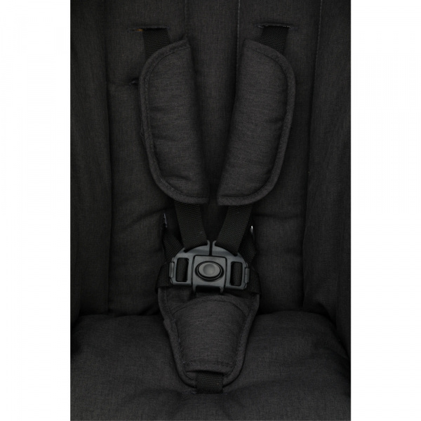 Poussette trio combinée 3en1 jaguar mélange gris foncé Fillikid