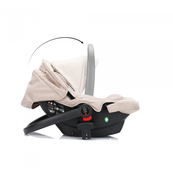 Poussette trio combinée 3en1 jaguar mélange naturel Fillikid