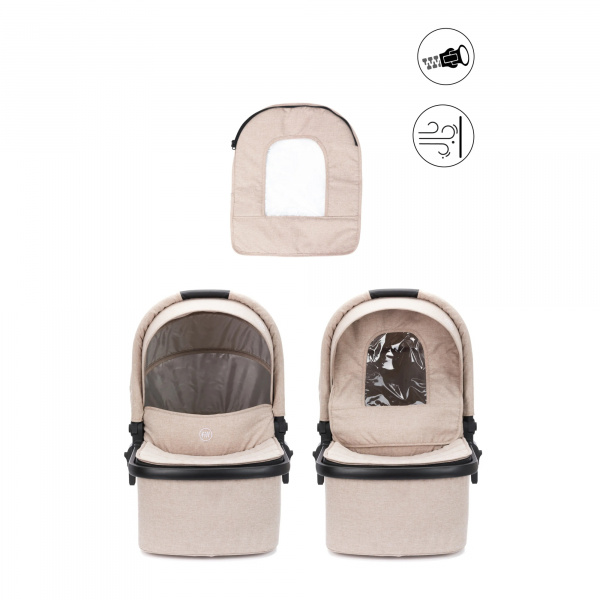 Poussette trio combinée 3en1 jaguar mélange naturel Fillikid