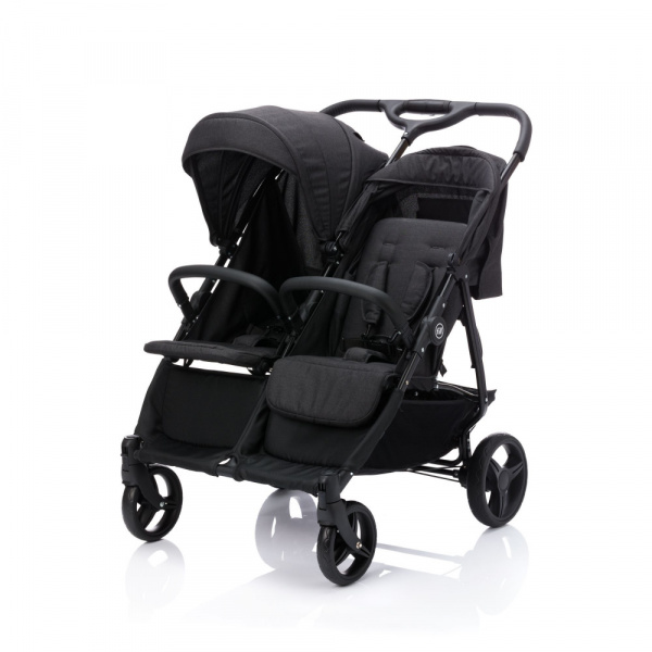 Poussette duo noir mélange Fillikid